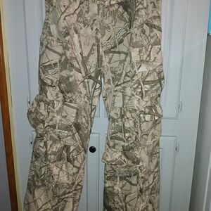 Womens Cargo Pants in Desert Camo